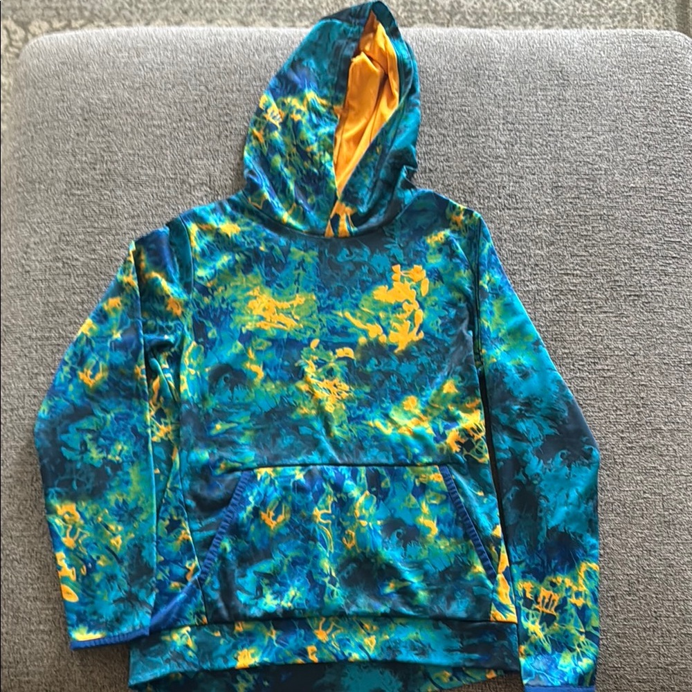Under Armour Blue and Yellow Kids Hoodie